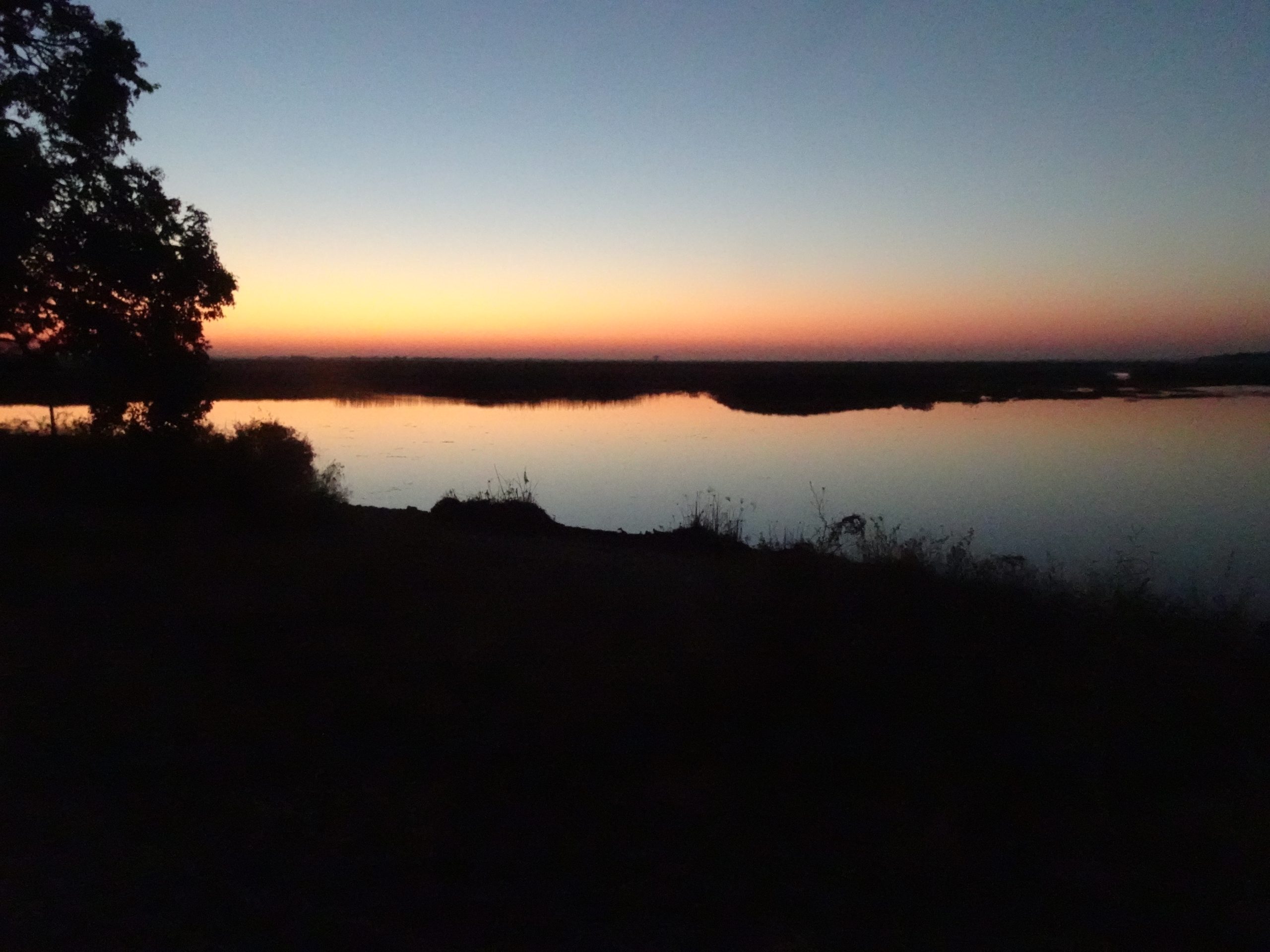 Evening time in Botswana