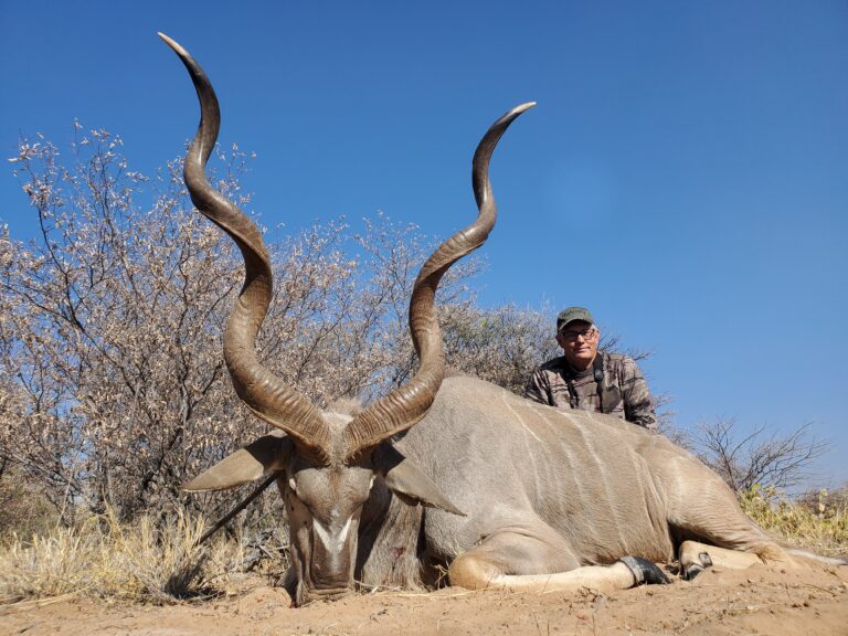 Big Kudu Kalahari Safaris Hunting Botswana